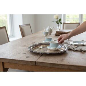 Vintage 1970s-1980s Sheridan Taunton Silversmiths Ltd. Silver Plate EP Brass Rou